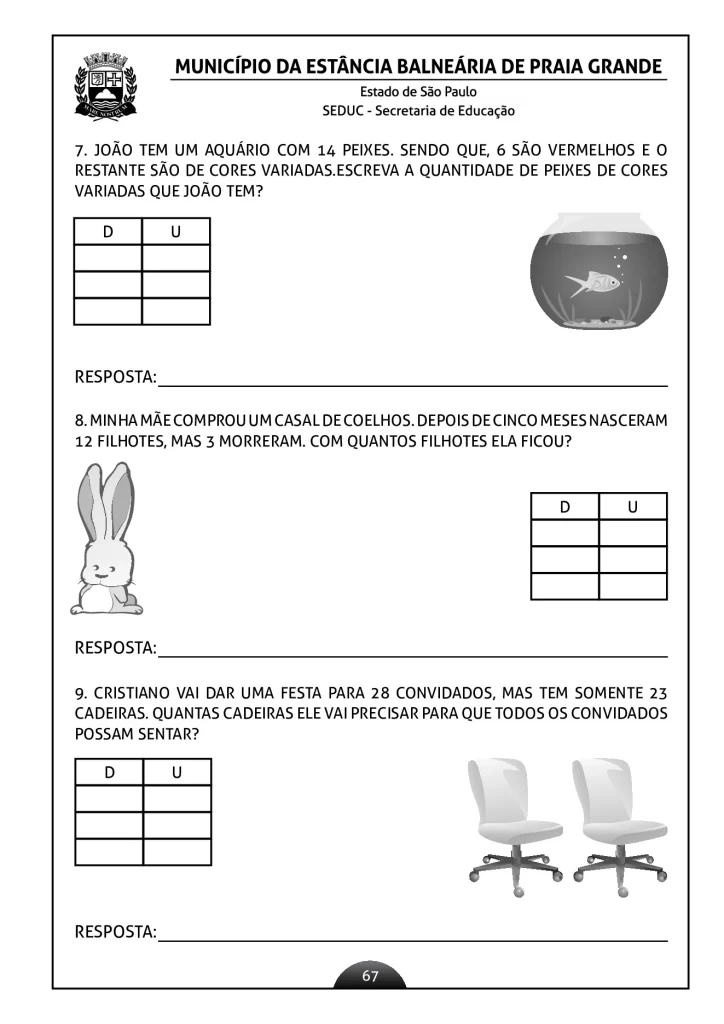 Atividades de língua portuguesa para o 2º ano — p64 | Atividades Educação Infantil (ensinoja.com.br)