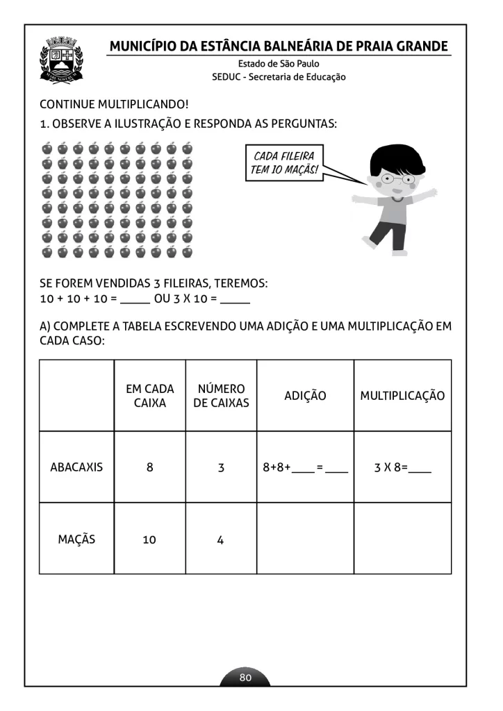 Atividades de língua portuguesa para o 2º ano — p77 | Atividades Educação Infantil (ensinoja.com.br)