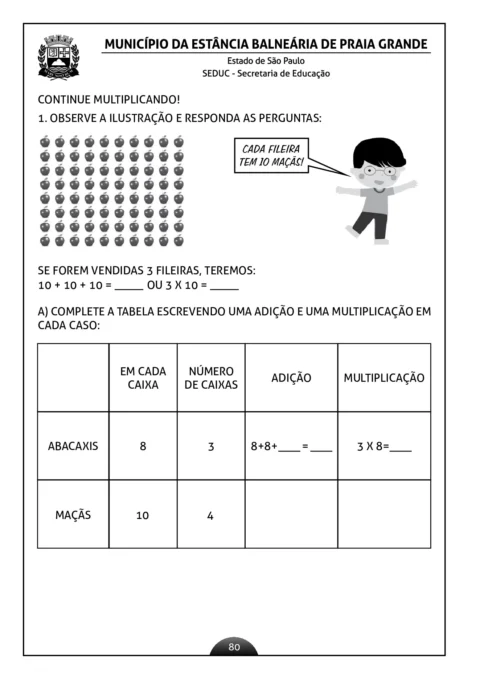 Atividades de língua portuguesa para o 2º ano — p77 | Atividades Educação Infantil (ensinoja.com.br)