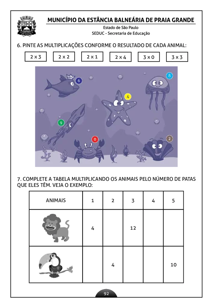 Atividades de língua portuguesa para o 2º ano — p89 | Atividades Educação Infantil (ensinoja.com.br)