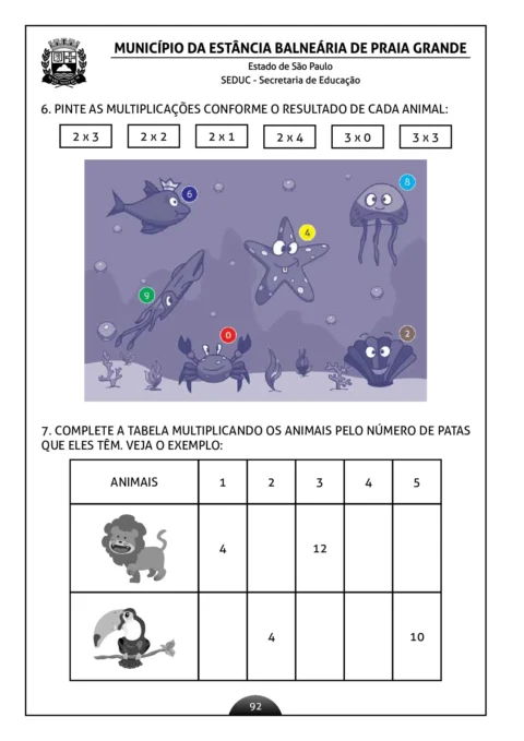 Atividades de língua portuguesa para o 2º ano — p89 | Atividades Educação Infantil (ensinoja.com.br)