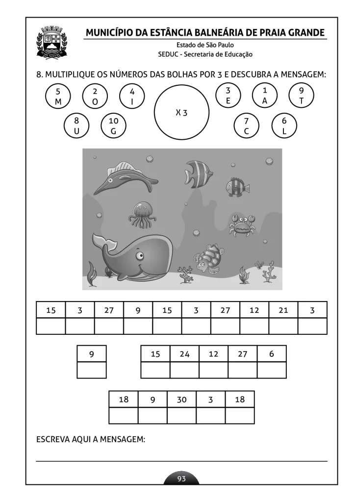 Atividades de língua portuguesa para o 2º ano — p90 | Atividades Educação Infantil (ensinoja.com.br)