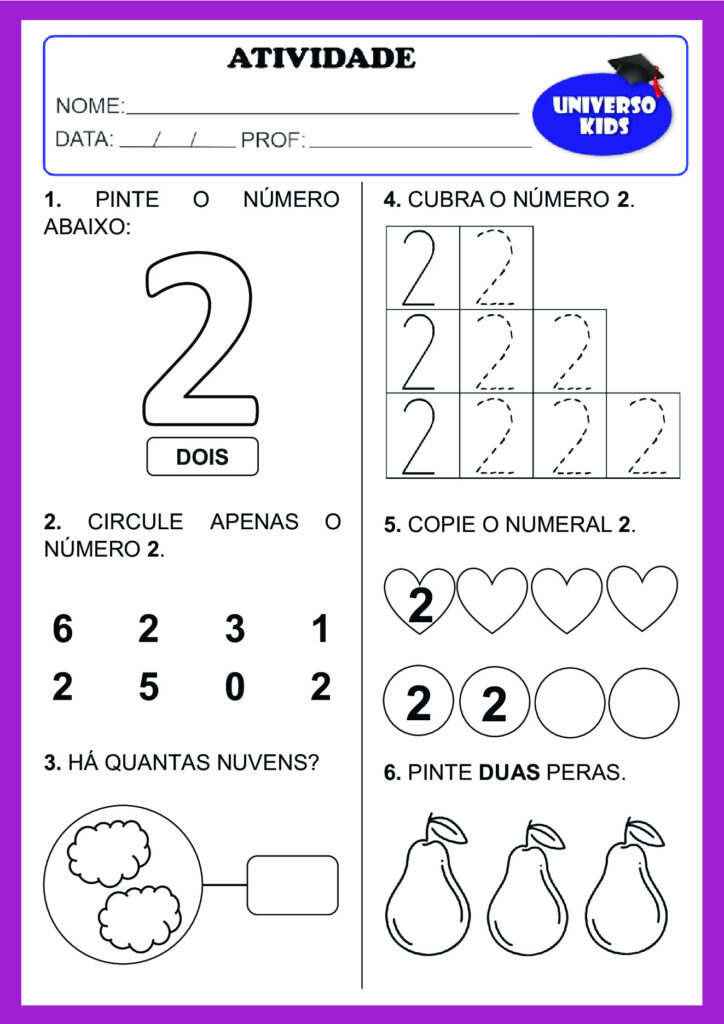 Atividades de matemática para crianças — p2 | Atividades Educação Infantil (ensinoja.com.br)