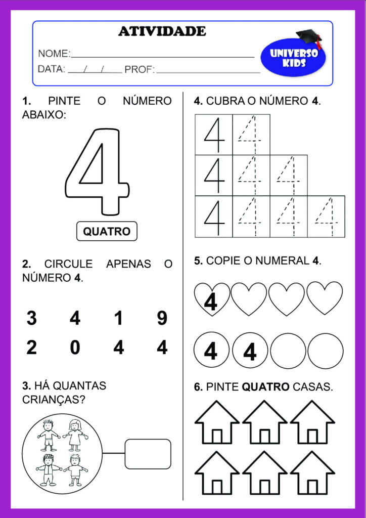 Atividades de matemática para crianças — p4 | Atividades Educação Infantil (ensinoja.com.br)