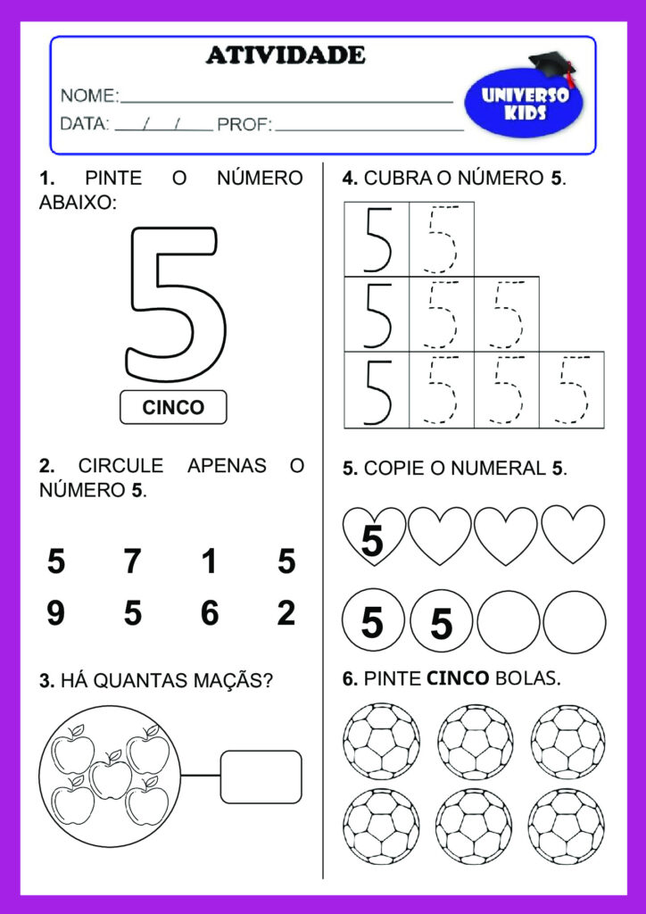Atividades de matemática para crianças — p5 | Atividades Educação Infantil (ensinoja.com.br)