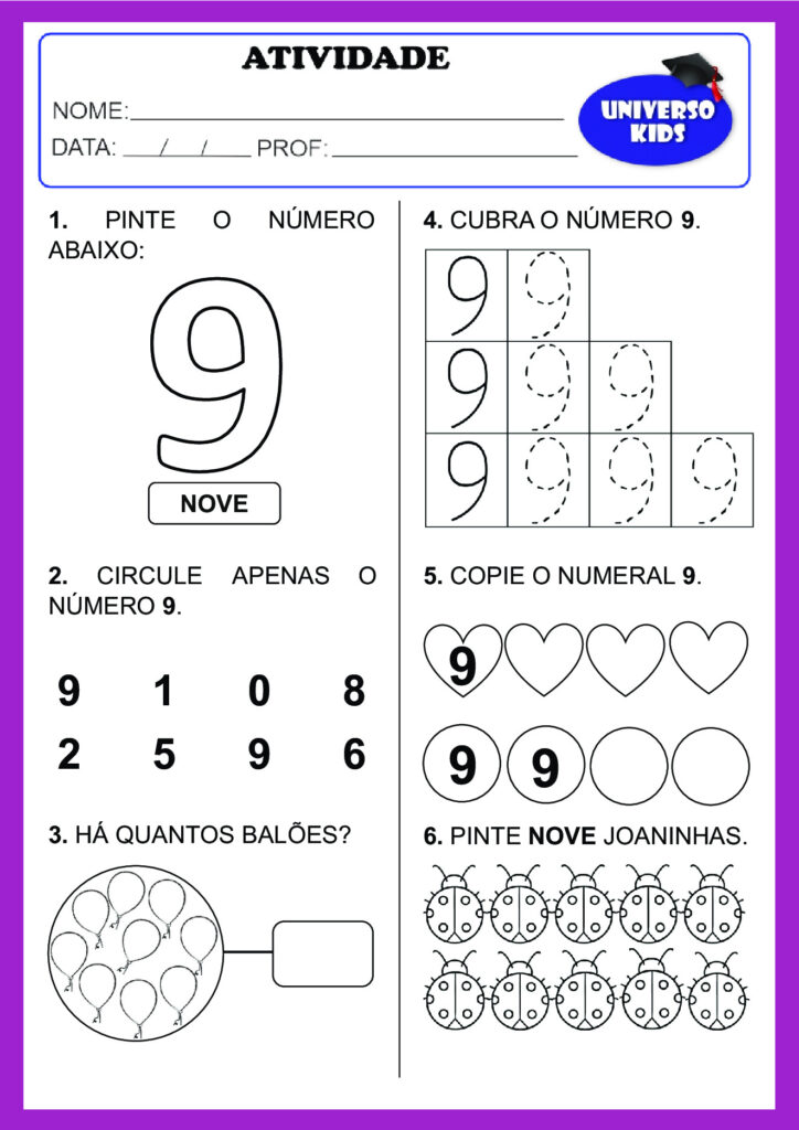 Atividades de matemática para crianças — p9 | Atividades Educação Infantil (ensinoja.com.br)