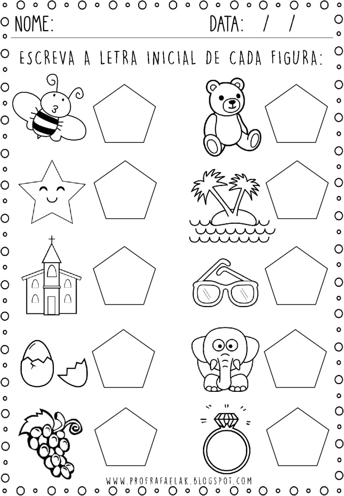 Atividades de Reforço: Alfabetização para Imprimir (PDF) — p3 | Atividades Educação Infantil (ensinoja.com.br)