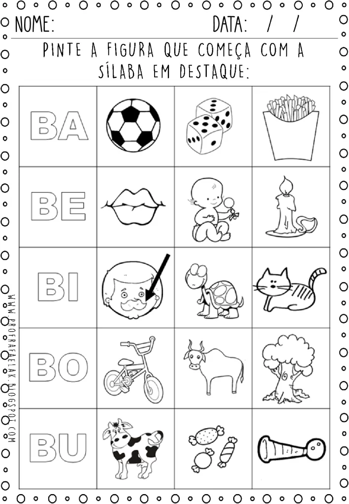 Atividades de Reforço: Alfabetização para Imprimir (PDF) — p7 | Atividades Educação Infantil (ensinoja.com.br)