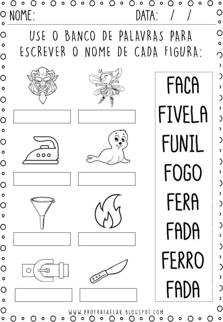 Atividades de Reforço: Alfabetização para Imprimir (PDF) — p14 | Atividades Educação Infantil (ensinoja.com.br)