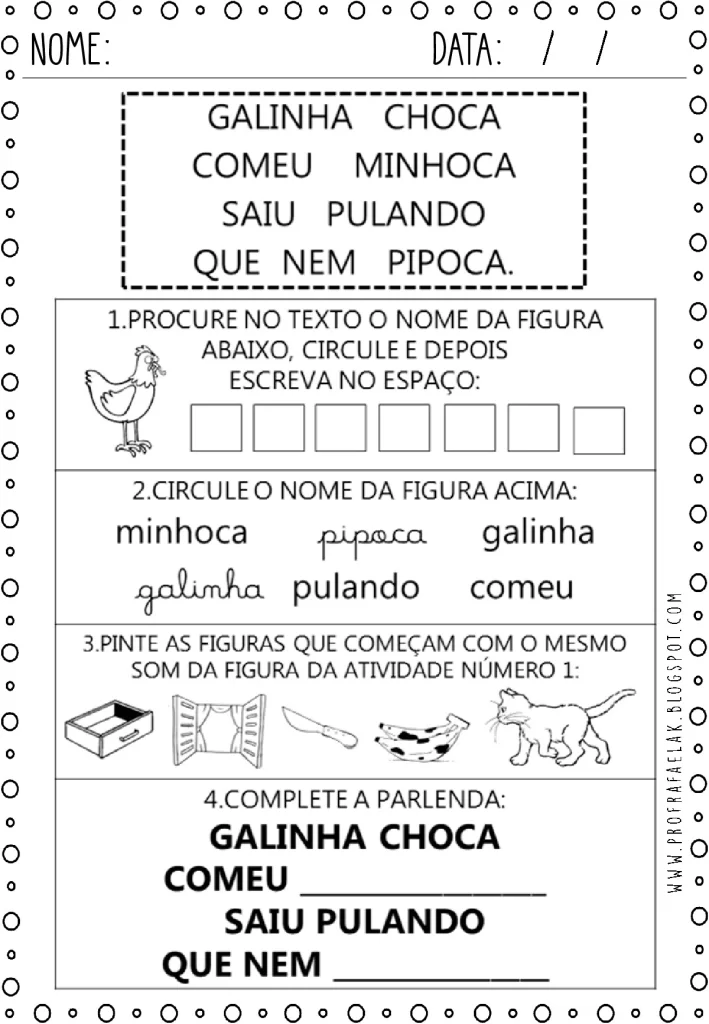 Atividades de Reforço: Alfabetização para Imprimir (PDF) — p15 | Atividades Educação Infantil (ensinoja.com.br)