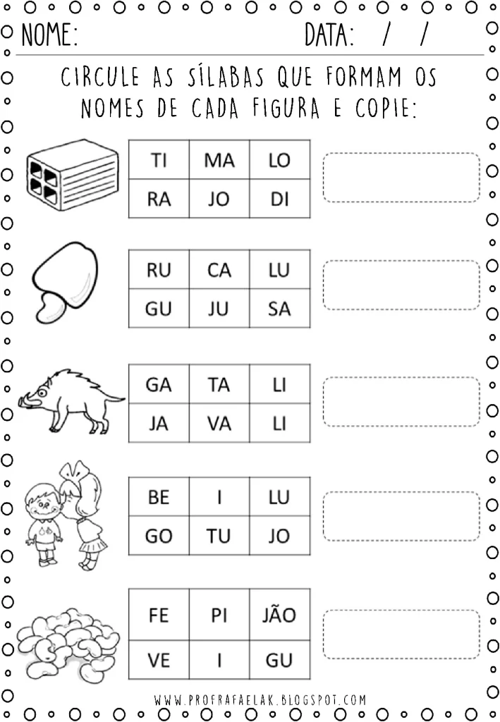 Atividades de Reforço: Alfabetização para Imprimir (PDF) — p16 | Atividades Educação Infantil (ensinoja.com.br)