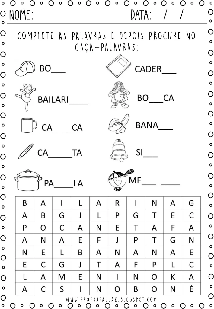 Atividades de Reforço: Alfabetização para Imprimir (PDF) — p22 | Atividades Educação Infantil (ensinoja.com.br)