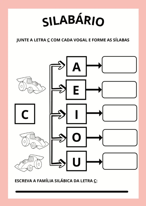 Atividades de silabário para crianças — p2 | Atividades Educação Infantil (ensinoja.com.br)