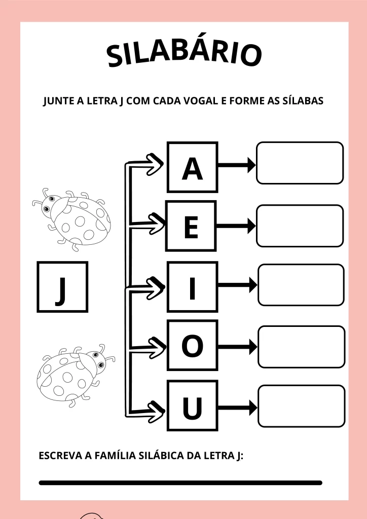 Atividades de silabário para crianças — p7 | Atividades Educação Infantil (ensinoja.com.br)