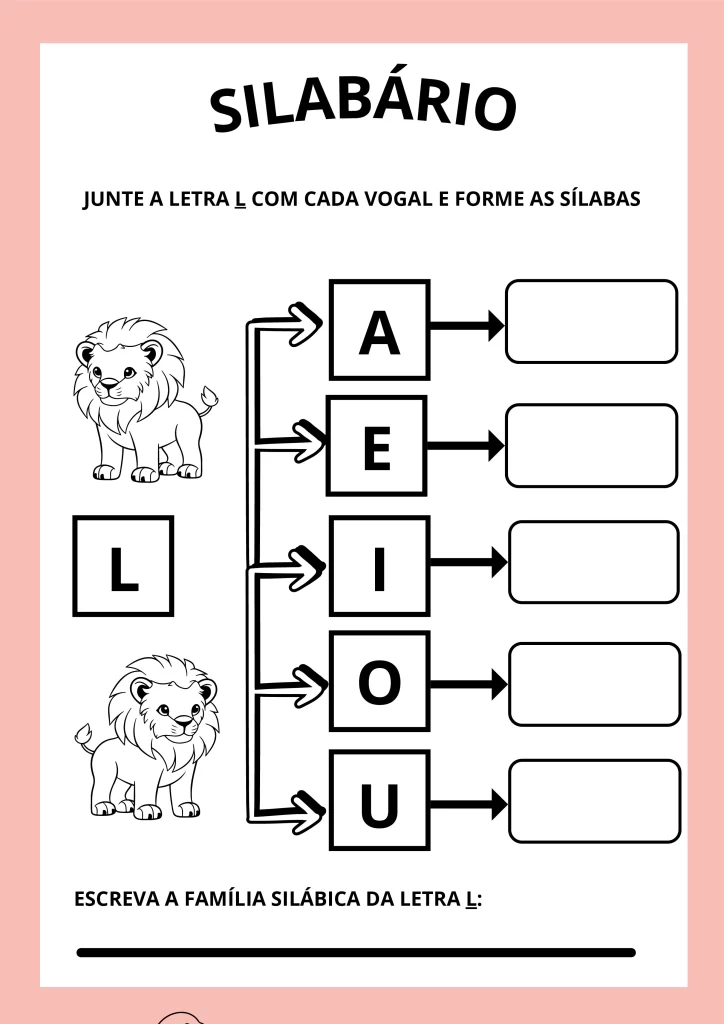 Atividades de silabário para crianças — p9 | Atividades Educação Infantil (ensinoja.com.br)