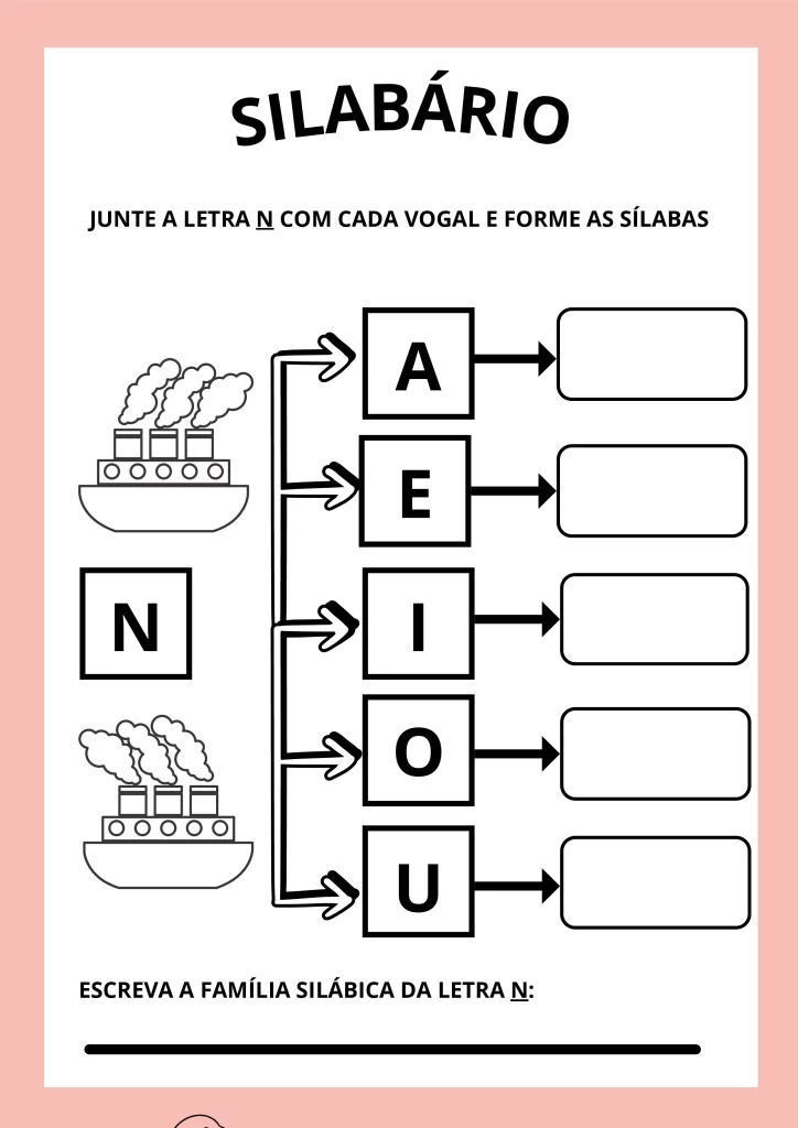 Atividades de silabário para crianças — p11 | Atividades Educação Infantil (ensinoja.com.br)