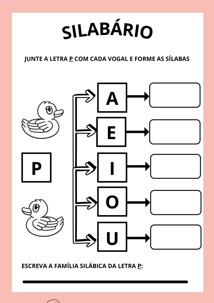 Atividades de silabário para crianças — p12 | Atividades Educação Infantil (ensinoja.com.br)
