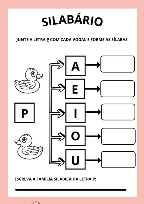Atividades de silabário para crianças — p12 | Atividades Educação Infantil (ensinoja.com.br)