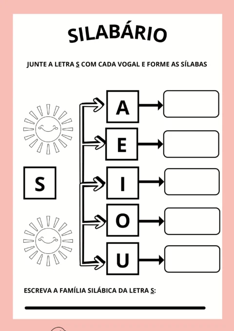 Atividades de silabário para crianças — p14 | Atividades Educação Infantil (ensinoja.com.br)