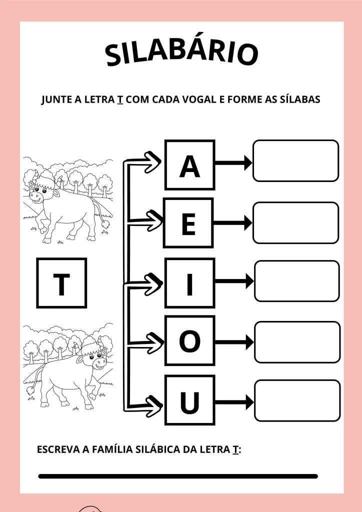 Atividades de silabário para crianças — p15 | Atividades Educação Infantil (ensinoja.com.br)