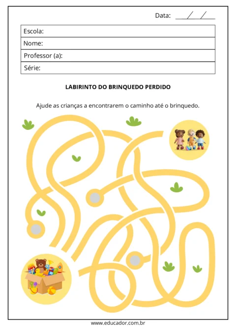Atividades do Dia das Crianças para imprimir em PDF — p8 | Atividades Educação Infantil (ensinoja.com.br)
