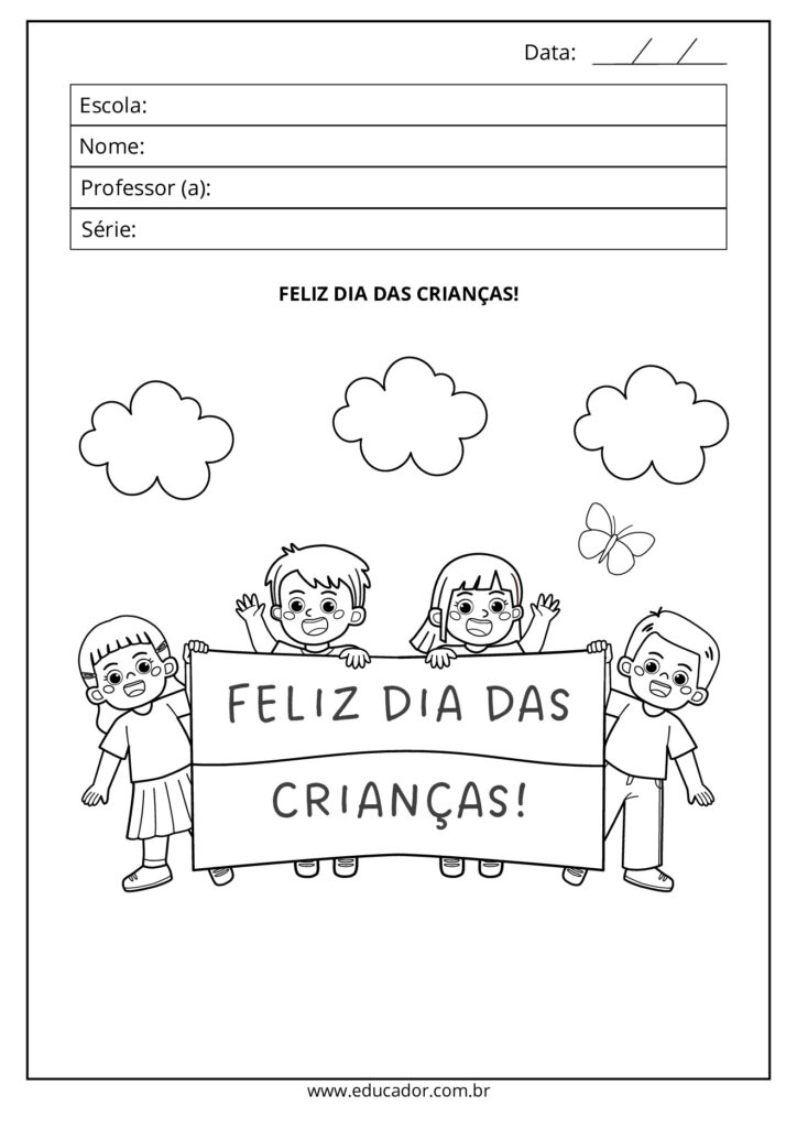 Atividades do Dia das Crianças para imprimir em PDF — p13 | Atividades Educação Infantil (ensinoja.com.br)