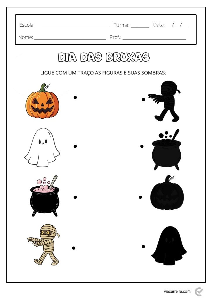 Atividades educativas para o Dia das Bruxas — p1 | Atividades Educação Infantil (ensinoja.com.br)