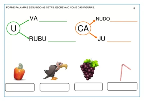 Atividades lúdicas para aprender sílabas — p8 | Atividades Educação Infantil (ensinoja.com.br)