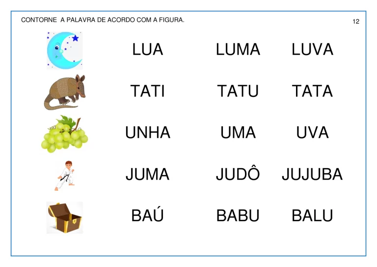 Atividades lúdicas para aprender sílabas — p12 | Atividades Educação Infantil (ensinoja.com.br)