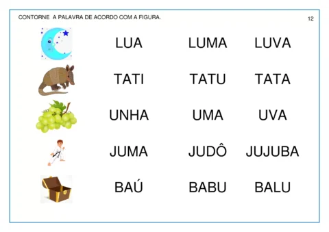 Atividades lúdicas para aprender sílabas — p12 | Atividades Educação Infantil (ensinoja.com.br)