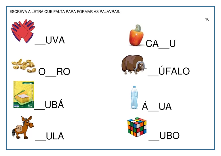 Atividades lúdicas para aprender sílabas — p16 | Atividades Educação Infantil (ensinoja.com.br)
