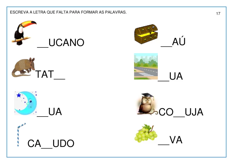Atividades lúdicas para aprender sílabas — p17 | Atividades Educação Infantil (ensinoja.com.br)
