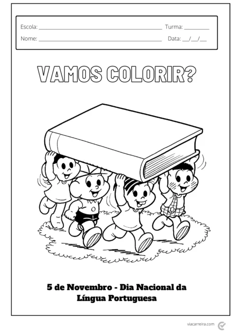 Atividades para o Dia da Língua Portuguesa em PDF — p6 | Atividades Educação Infantil (ensinoja.com.br)