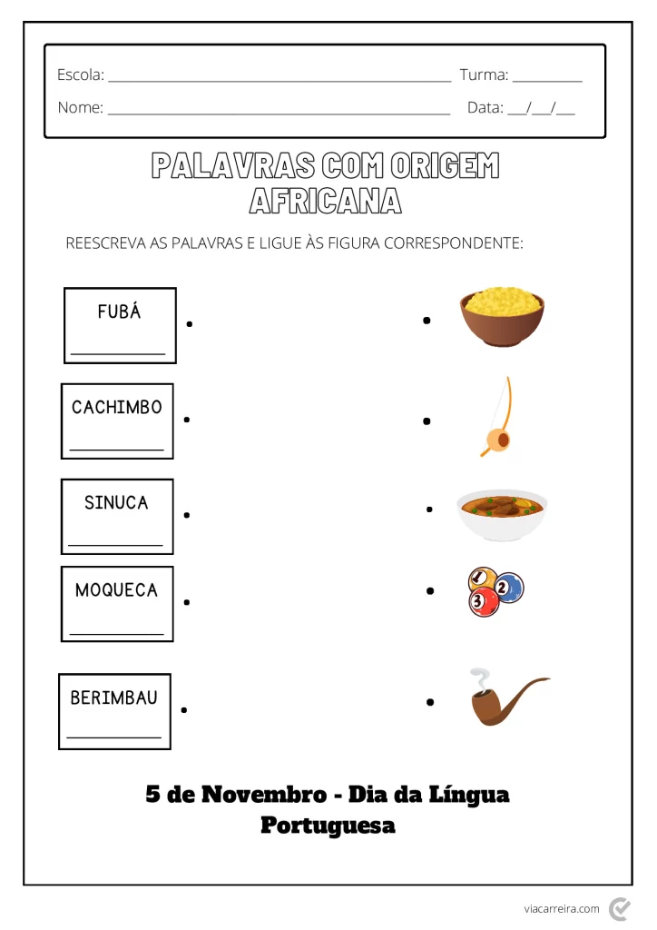 Atividades para o Dia da Língua Portuguesa em PDF — p16 | Atividades Educação Infantil (ensinoja.com.br)