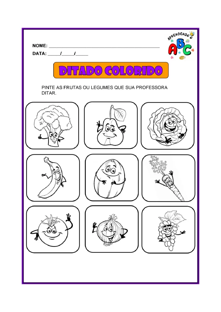 Atividades sobre alimentação saudável para crianças — p23 | Atividades Educação Infantil (ensinoja.com.br)