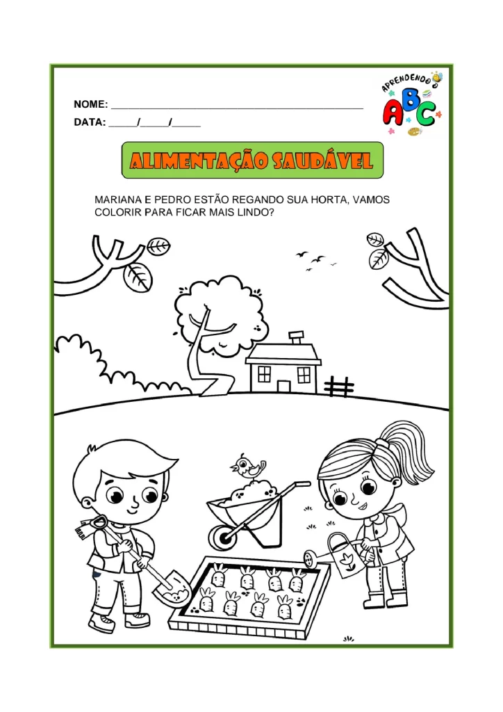 Atividades sobre alimentação saudável para crianças — p29 | Atividades Educação Infantil (ensinoja.com.br)