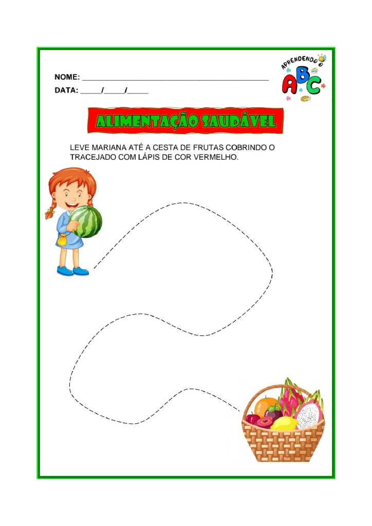 Atividades sobre alimentação saudável para crianças — p30 | Atividades Educação Infantil (ensinoja.com.br)