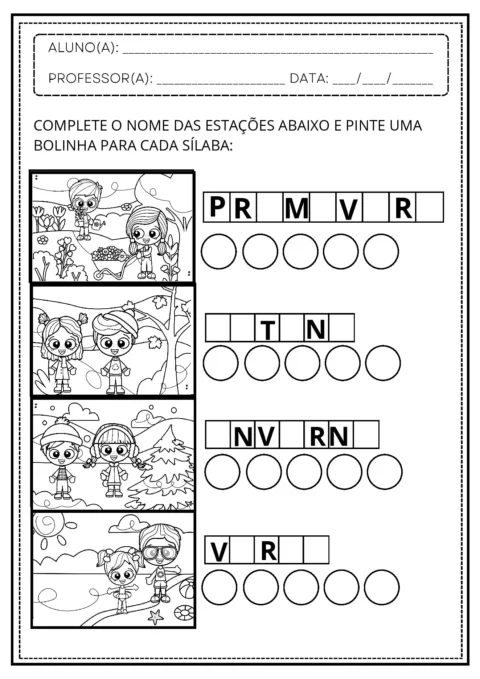 Atividades sobre as Estações do Ano para Imprimir e Colorir - PDF Grátis — p10 | Atividades Educação Infantil (ensinoja.com.br)
