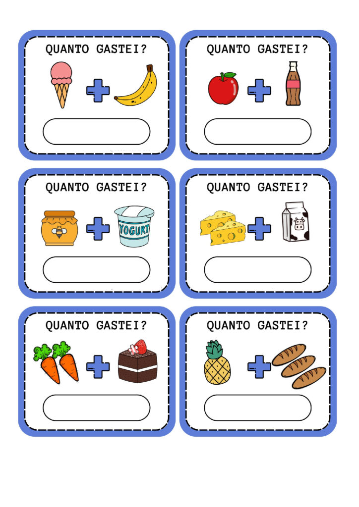 Atividades sobre sistema monetário: minhas compras — p4 | Atividades Educação Infantil (ensinoja.com.br)