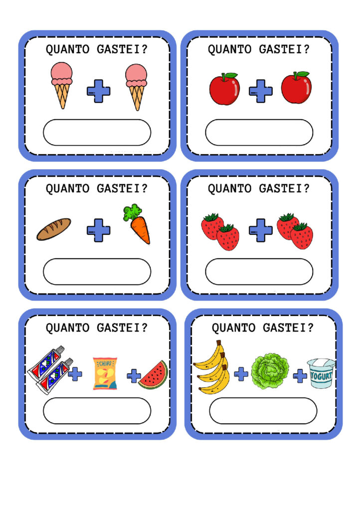 Atividades sobre sistema monetário: minhas compras — p5 | Atividades Educação Infantil (ensinoja.com.br)