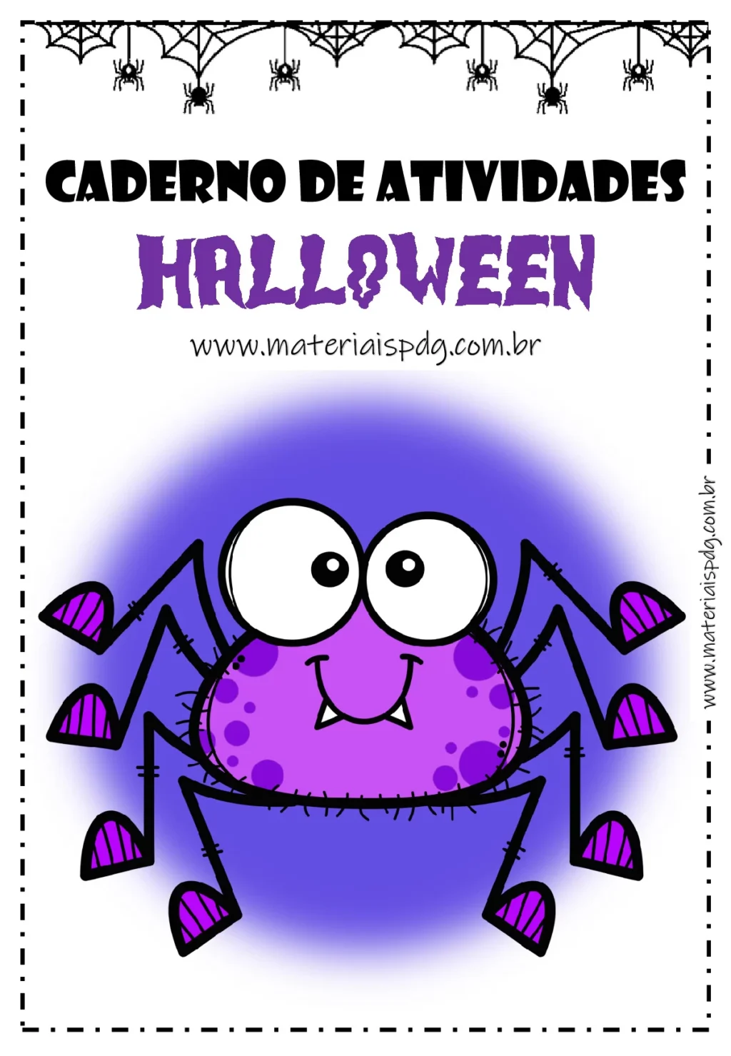 Caderno de atividades Halloween para crianças