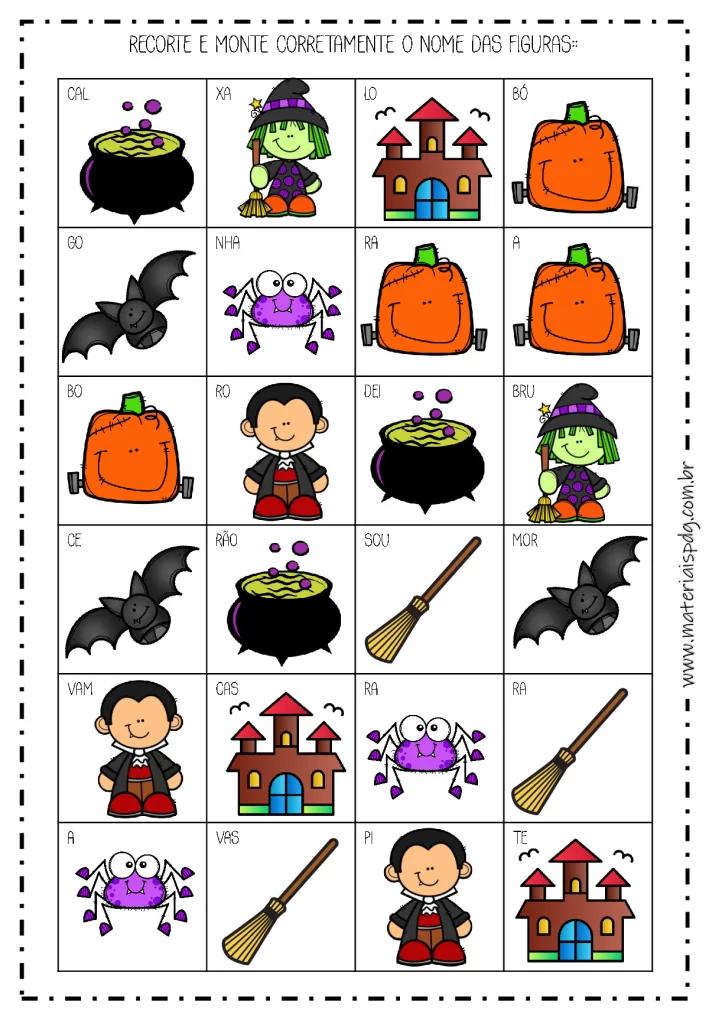Caderno de atividades Halloween para crianças — p4 | Atividades Educação Infantil (ensinoja.com.br)
