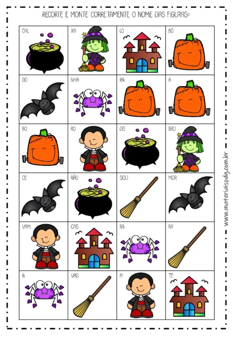 Caderno de atividades Halloween para crianças — p4 | Atividades Educação Infantil (ensinoja.com.br)