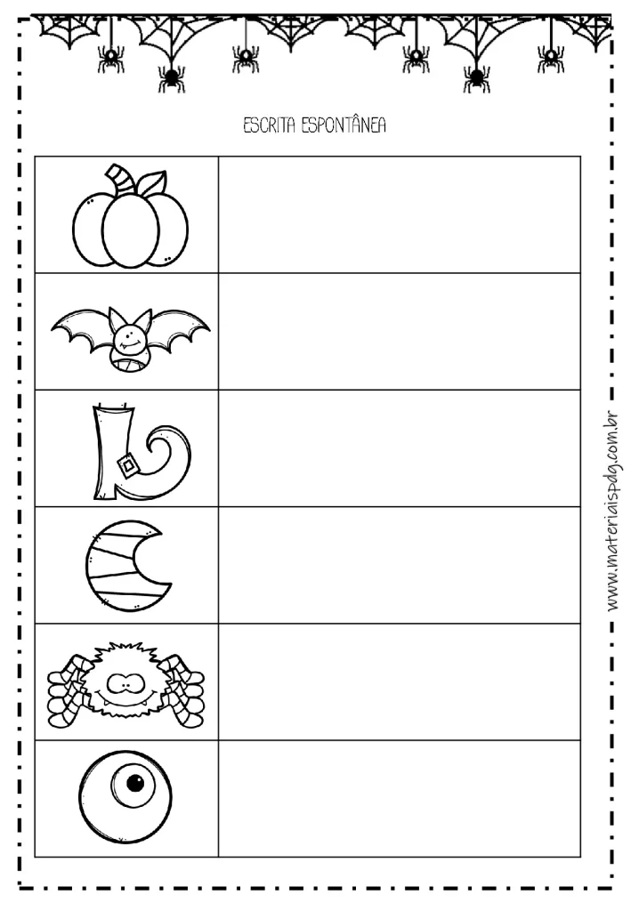 Caderno de atividades Halloween para crianças — p7 | Atividades Educação Infantil (ensinoja.com.br)