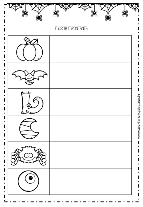 Caderno de atividades Halloween para crianças — p7 | Atividades Educação Infantil (ensinoja.com.br)