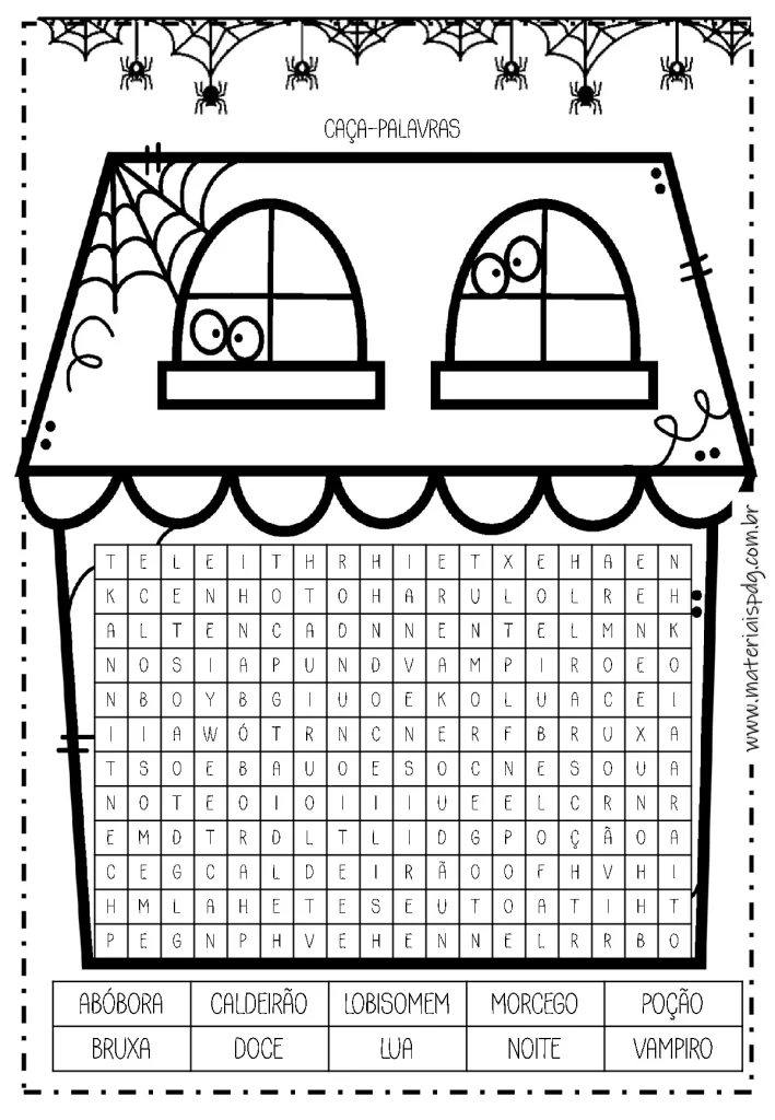 Caderno de atividades Halloween para crianças — p9 | Atividades Educação Infantil (ensinoja.com.br)