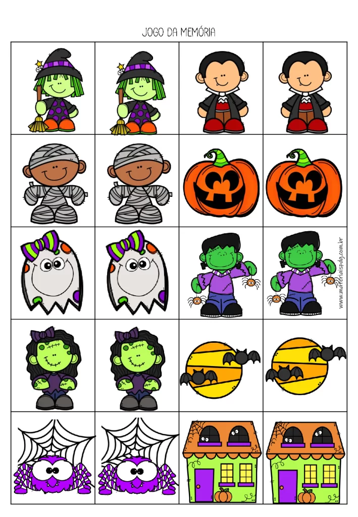 Caderno de atividades Halloween para crianças — p18 | Atividades Educação Infantil (ensinoja.com.br)