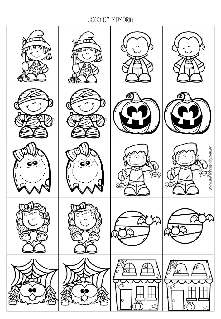 Caderno de atividades Halloween para crianças — p19 | Atividades Educação Infantil (ensinoja.com.br)