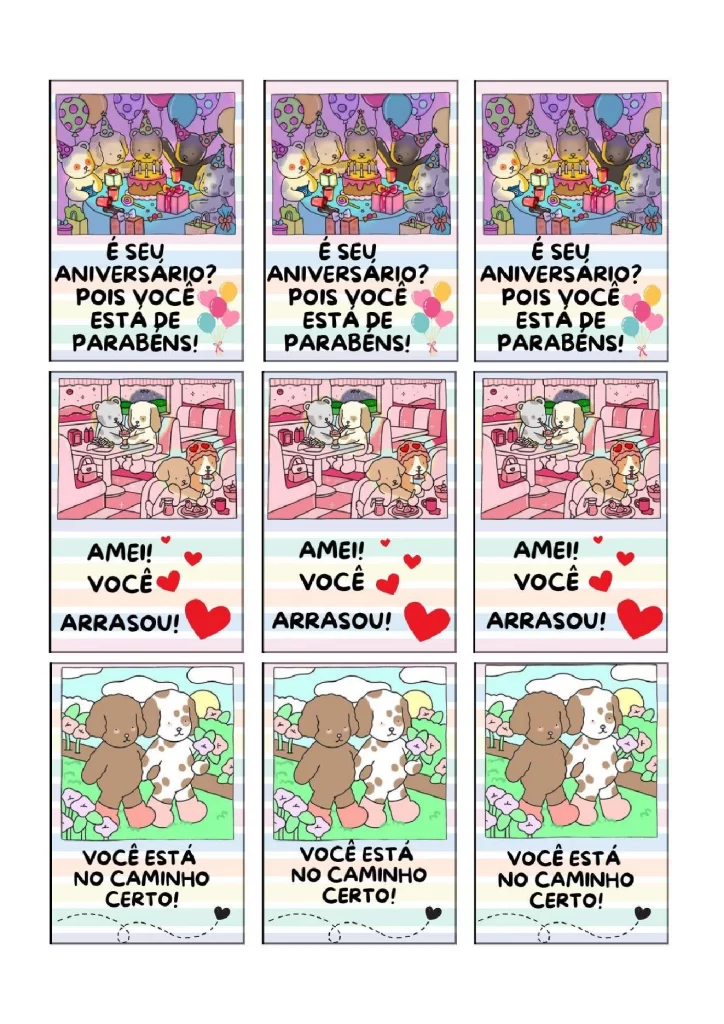 Cartões de incentivo e celebração para crianças — p3 | Atividades Educação Infantil (ensinoja.com.br)