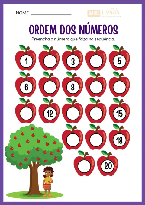 Atividades de caligrafia para números — p27